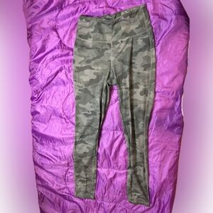 Gray Camo Leggings